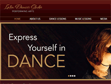 Tablet Screenshot of latindancerstudio.com